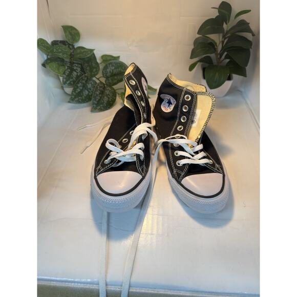 Converse Chuck Taylor All Star Lift Hi Black White Platform Mens 7 Womens 9 - Picture 2 of 5